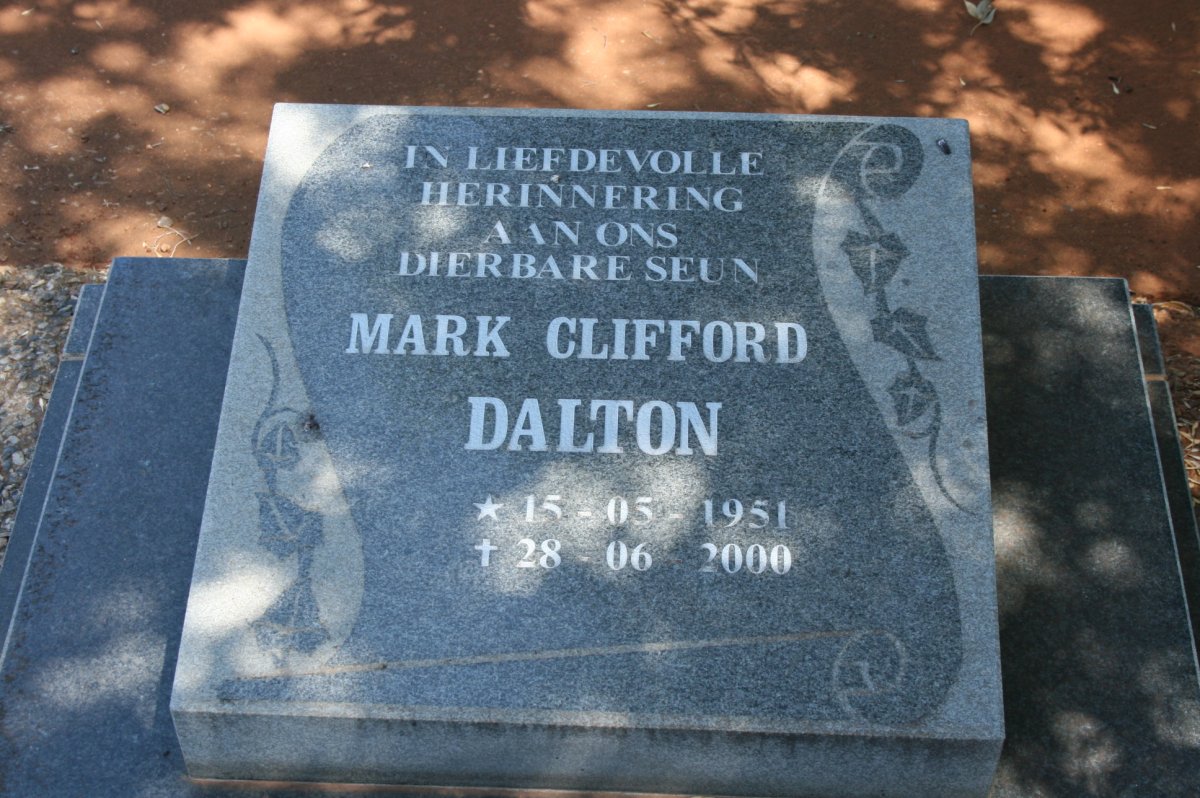 DALTON Mark Clifford 1951-2000