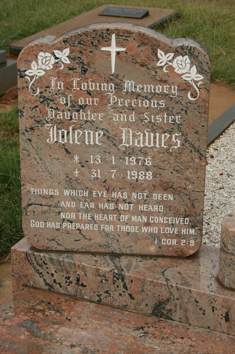 DAVIES Jolene 1976-1988