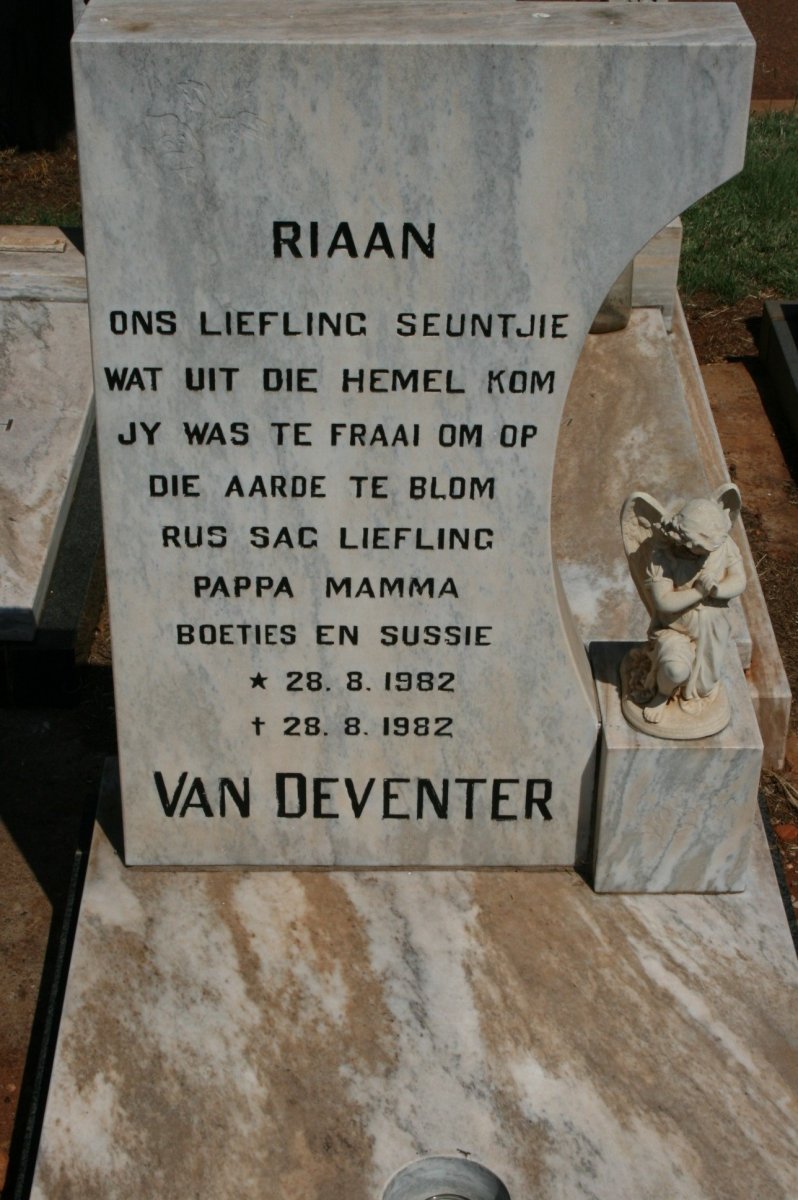 DEVENTER Riaan, van 1982-1982
