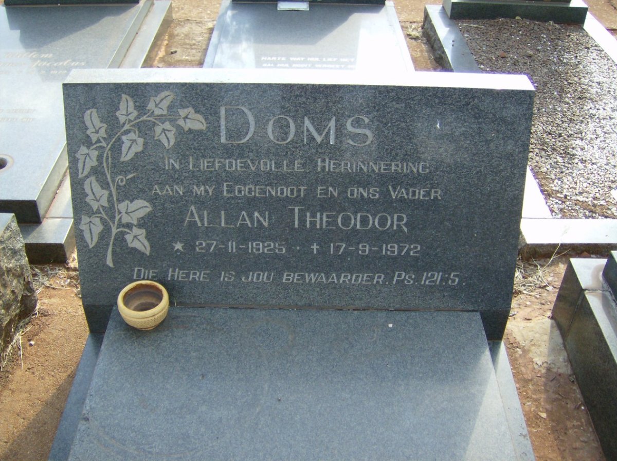 DOMS Allan Theodor 1925-1972