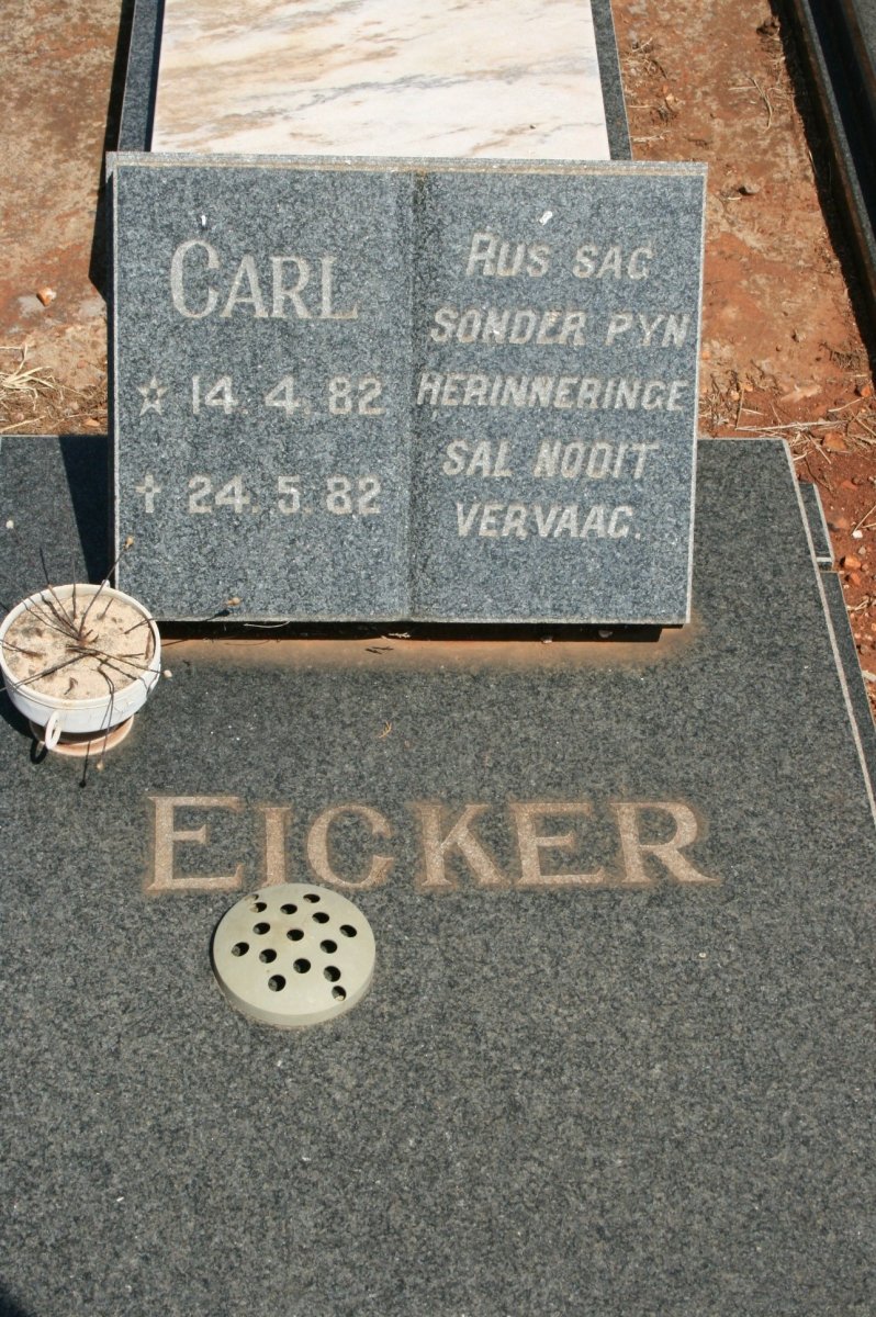 EICKER Carl 1982-1982