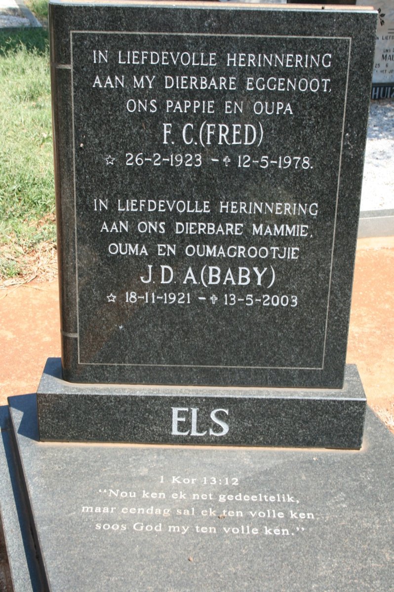 ELS F.C. 1923-1978 &amp; J.D.A. 1921-2003