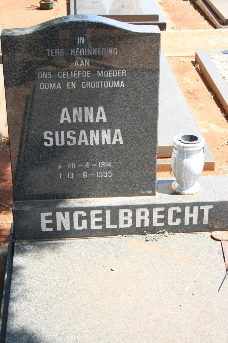 ENGELBRECHT Anna Susanna 1914-1993