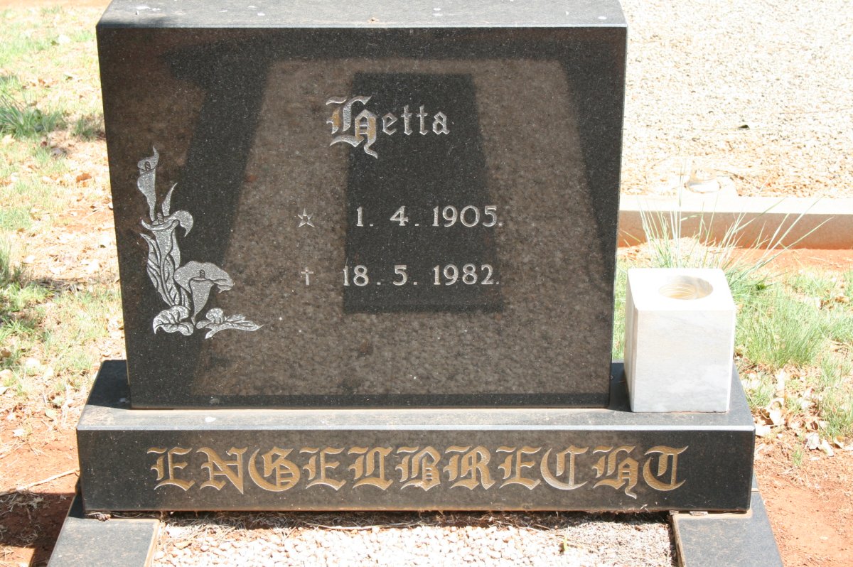 ENGELBRECHT Hetta 1905-1982