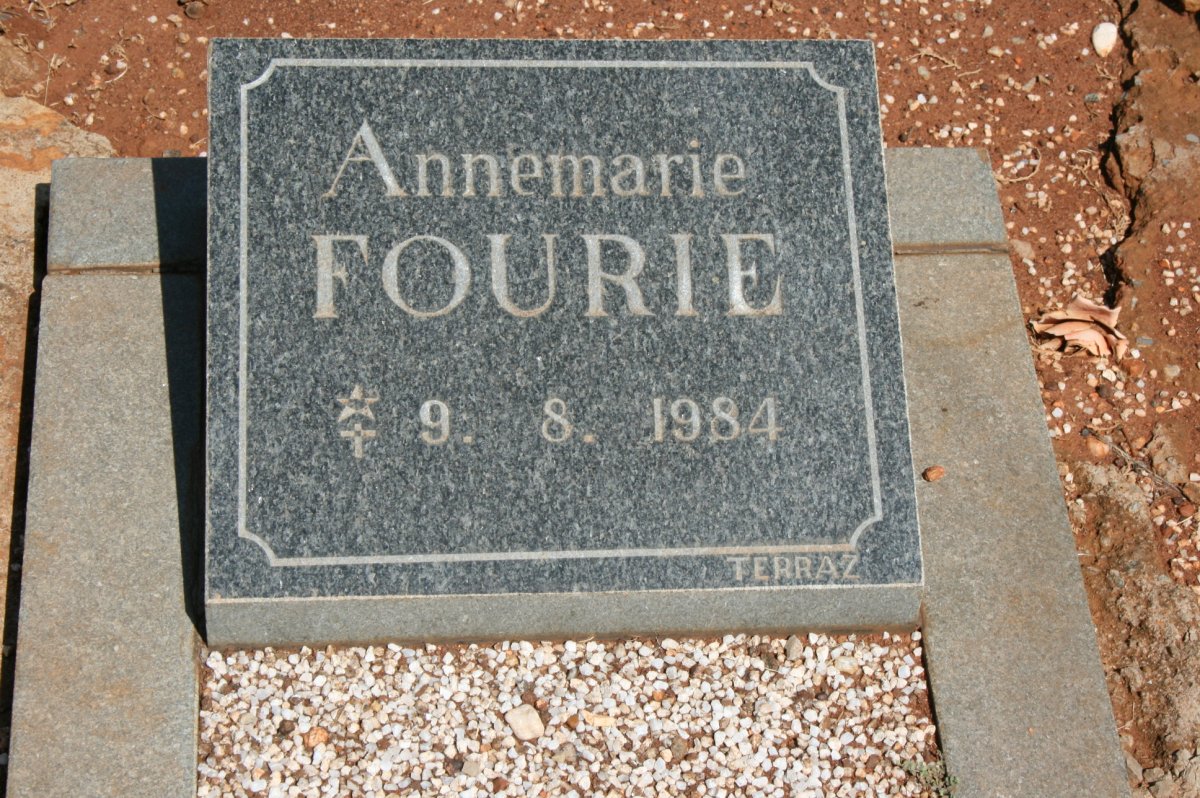 FOURIE Annemarie 1984-1984