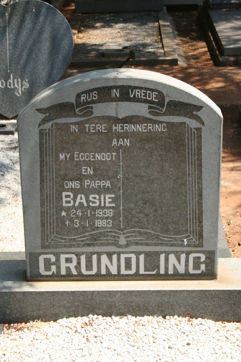 GRUNDLING Basie 1938-1983