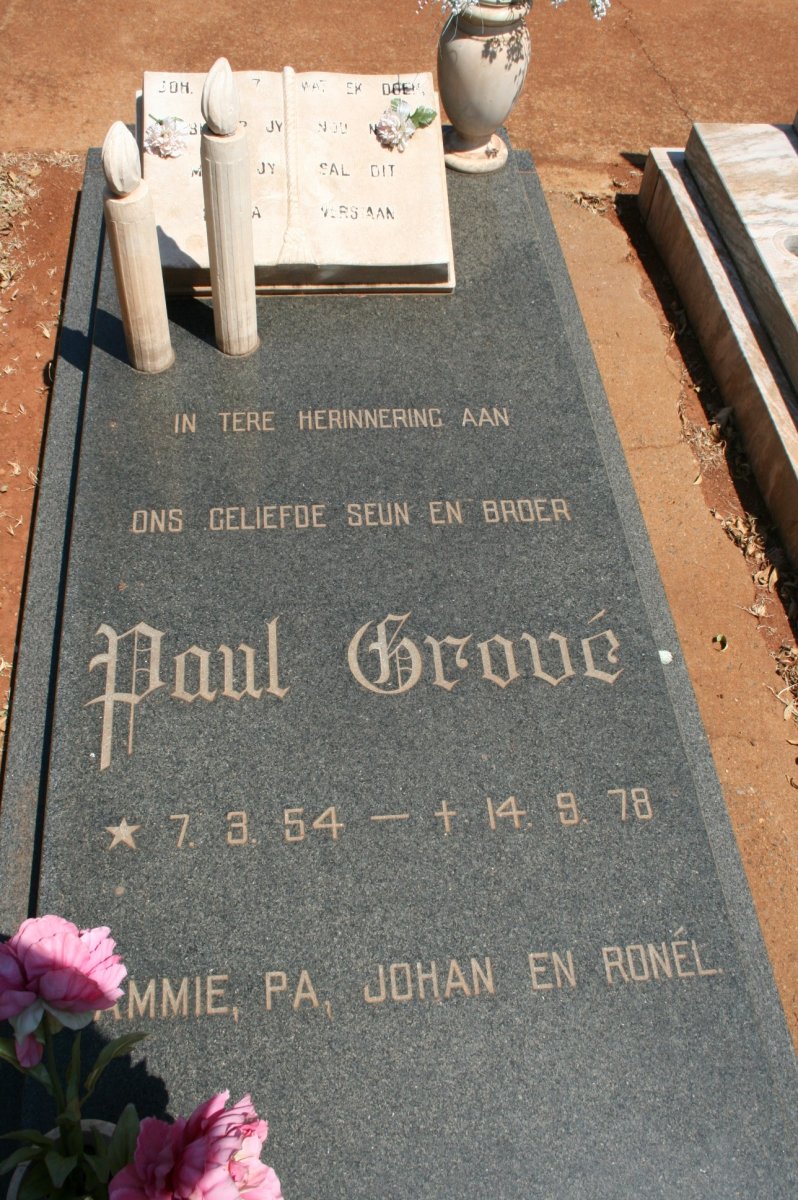 GROVÉ Paul 1954-1978
