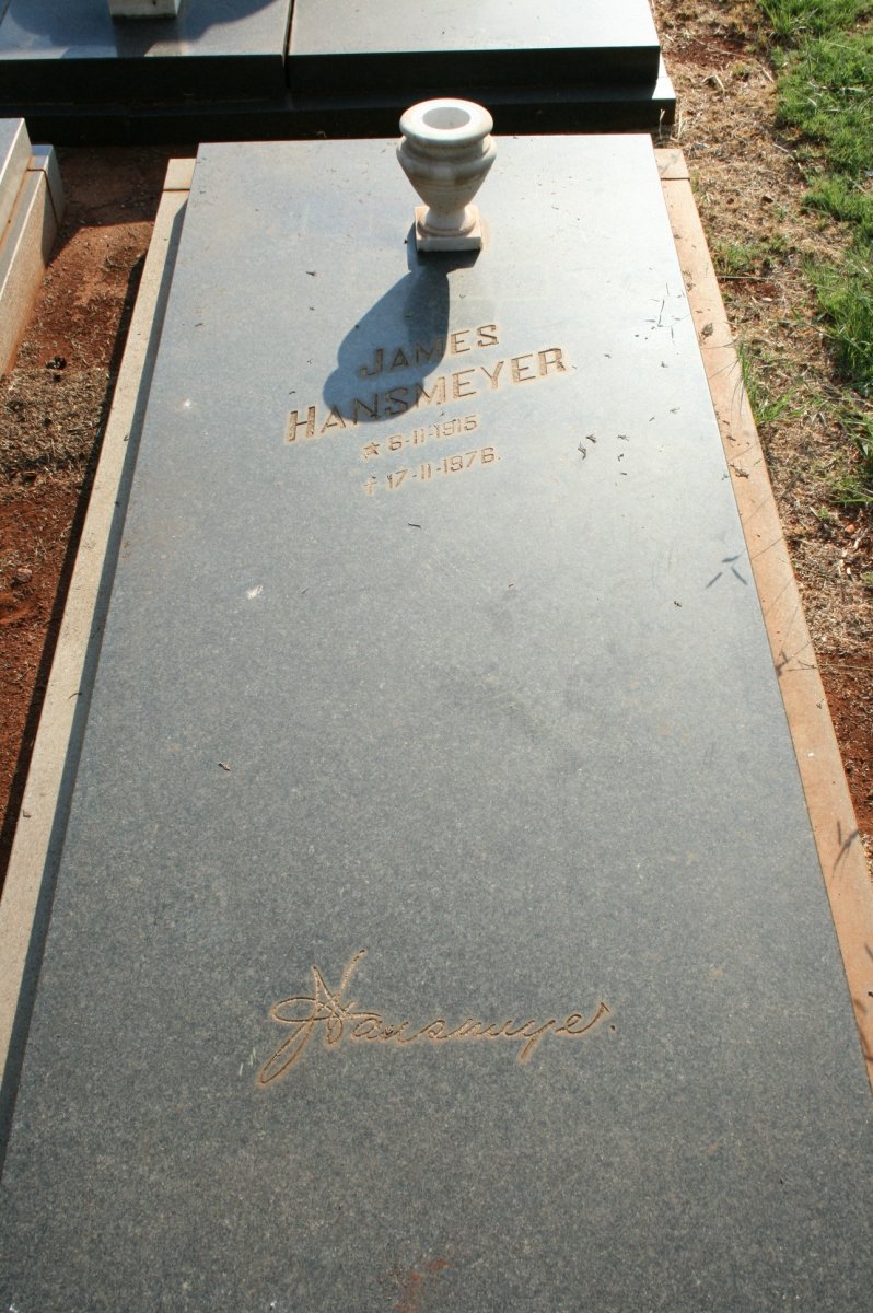 HANSMEYER James 1915-1976