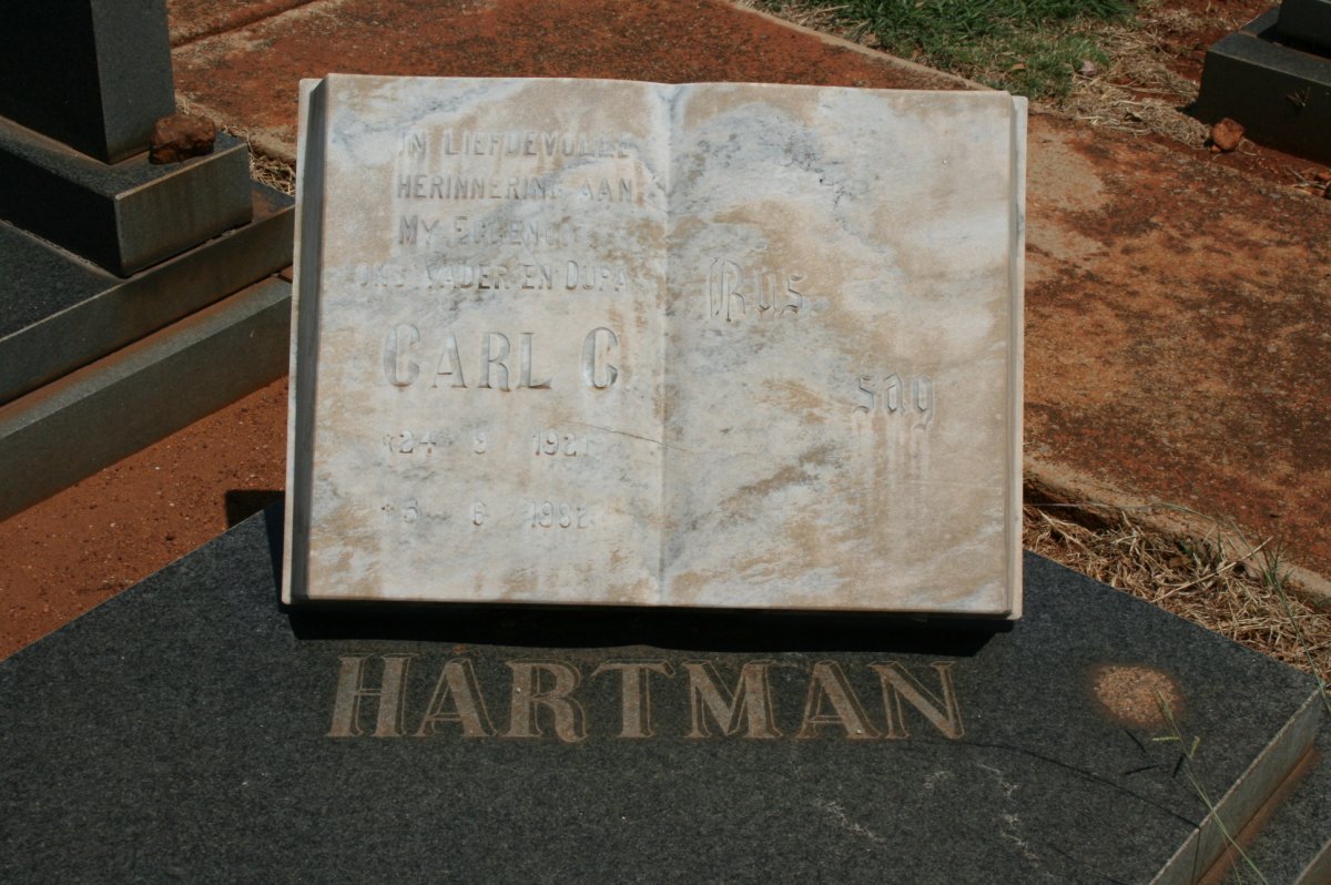 HARTMAN Carl C. 1921-1982