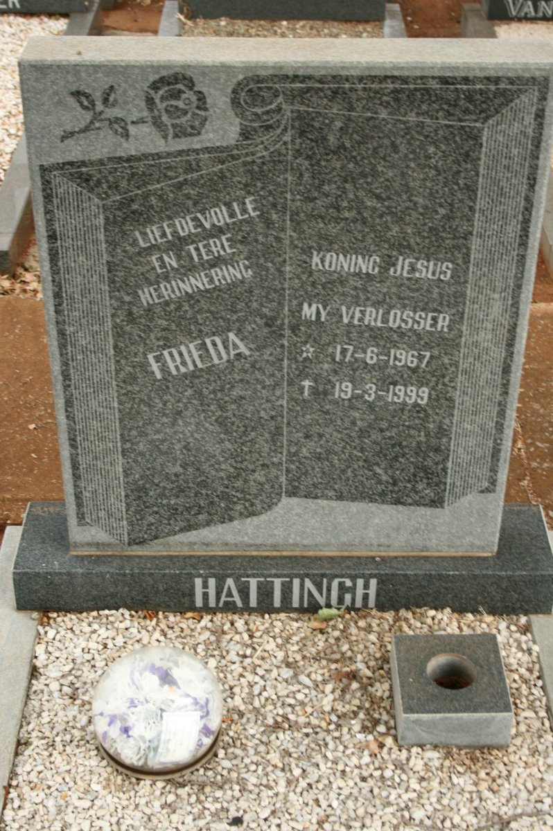 HATTINGH Frieda 1967-1999