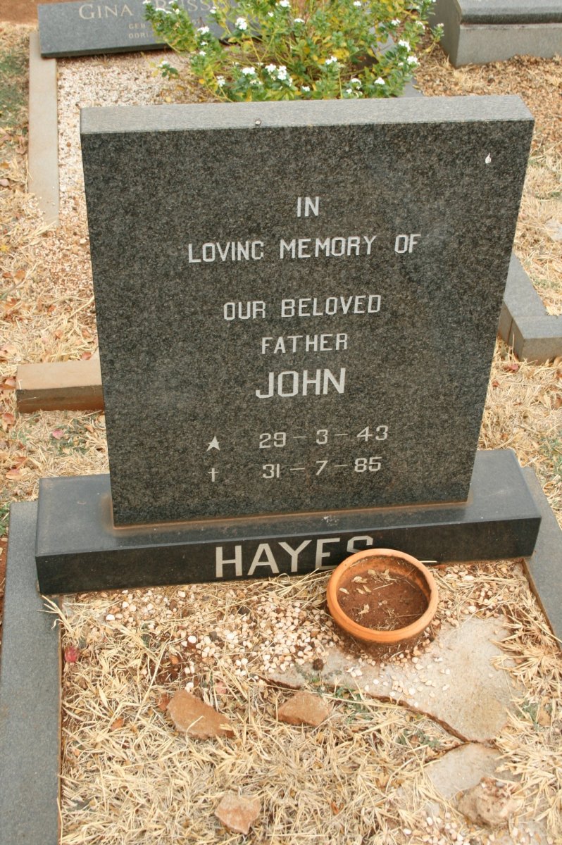HAYES John 1943-1986