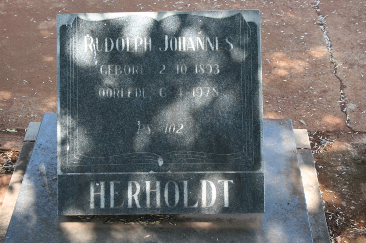 HERHOLDT Rudolph Johannes 1893-1978