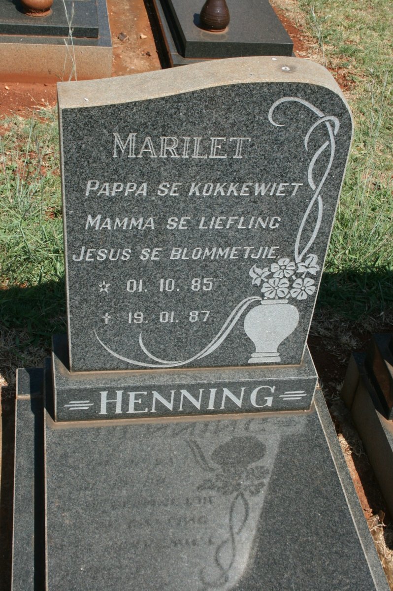 HENNING Marilet 1985-1987