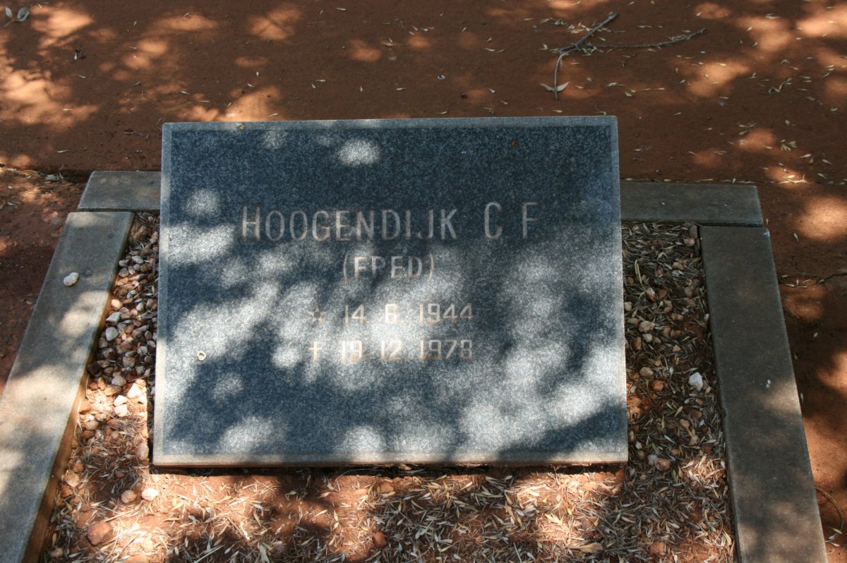 HOOGENDIJK C.F. 1944-1978