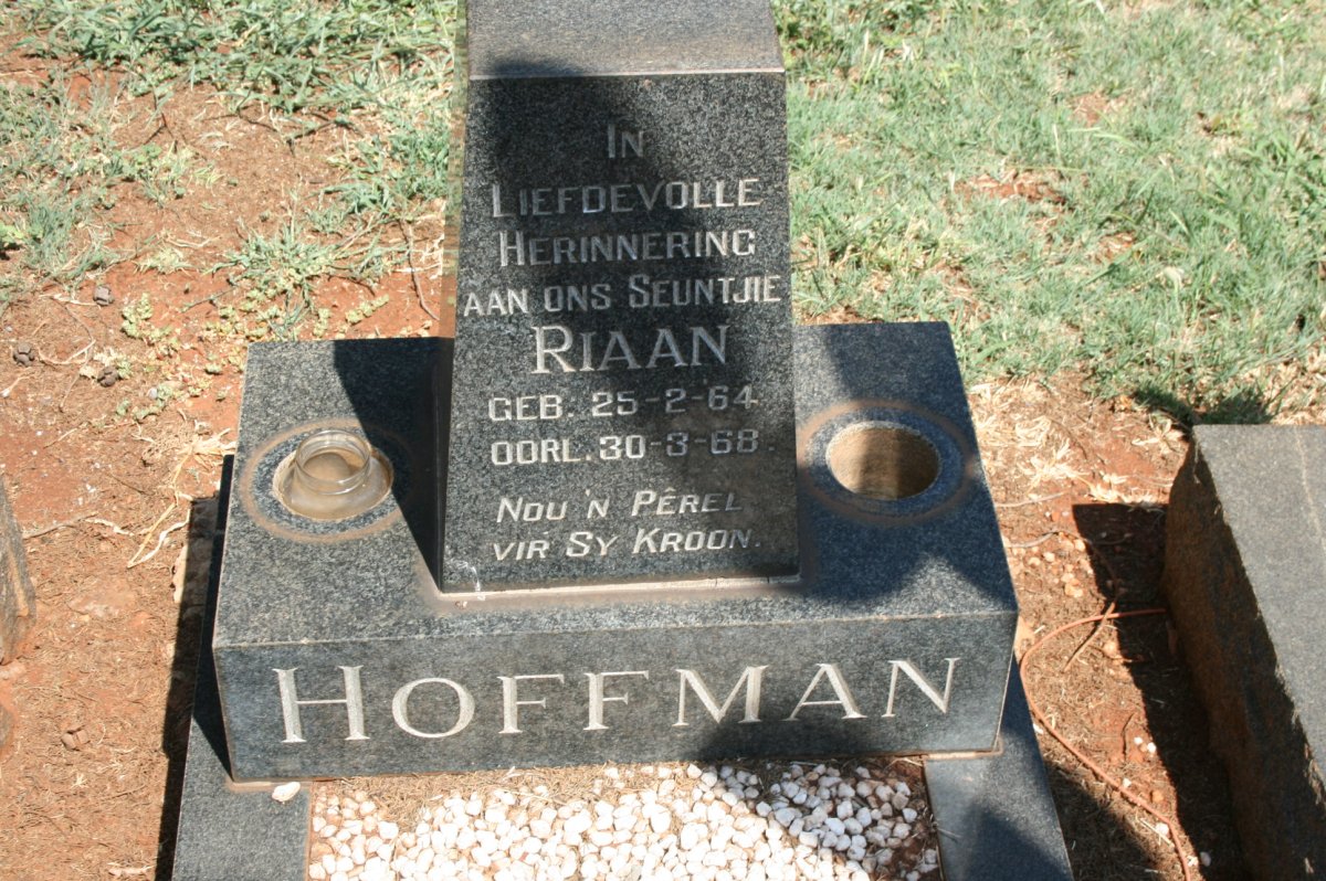 HOFFMAN Riaan 1964-1968