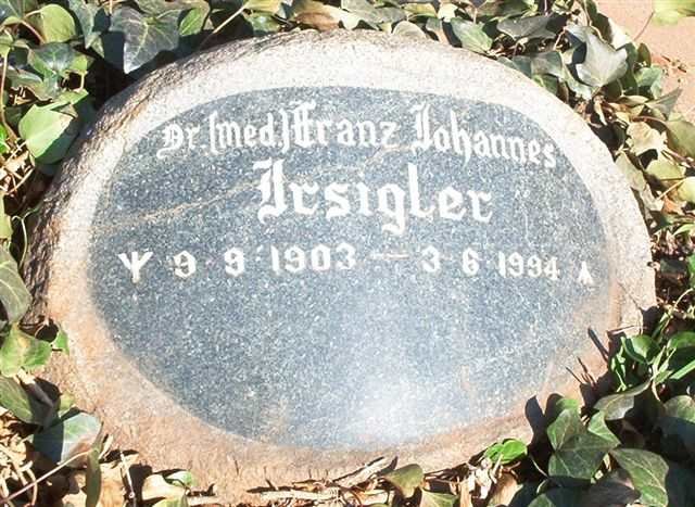 IRSIGLER Frans Johannes 1903-1994