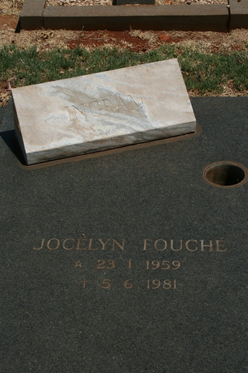INGRAM Jocelyn Fouché 1959-1981