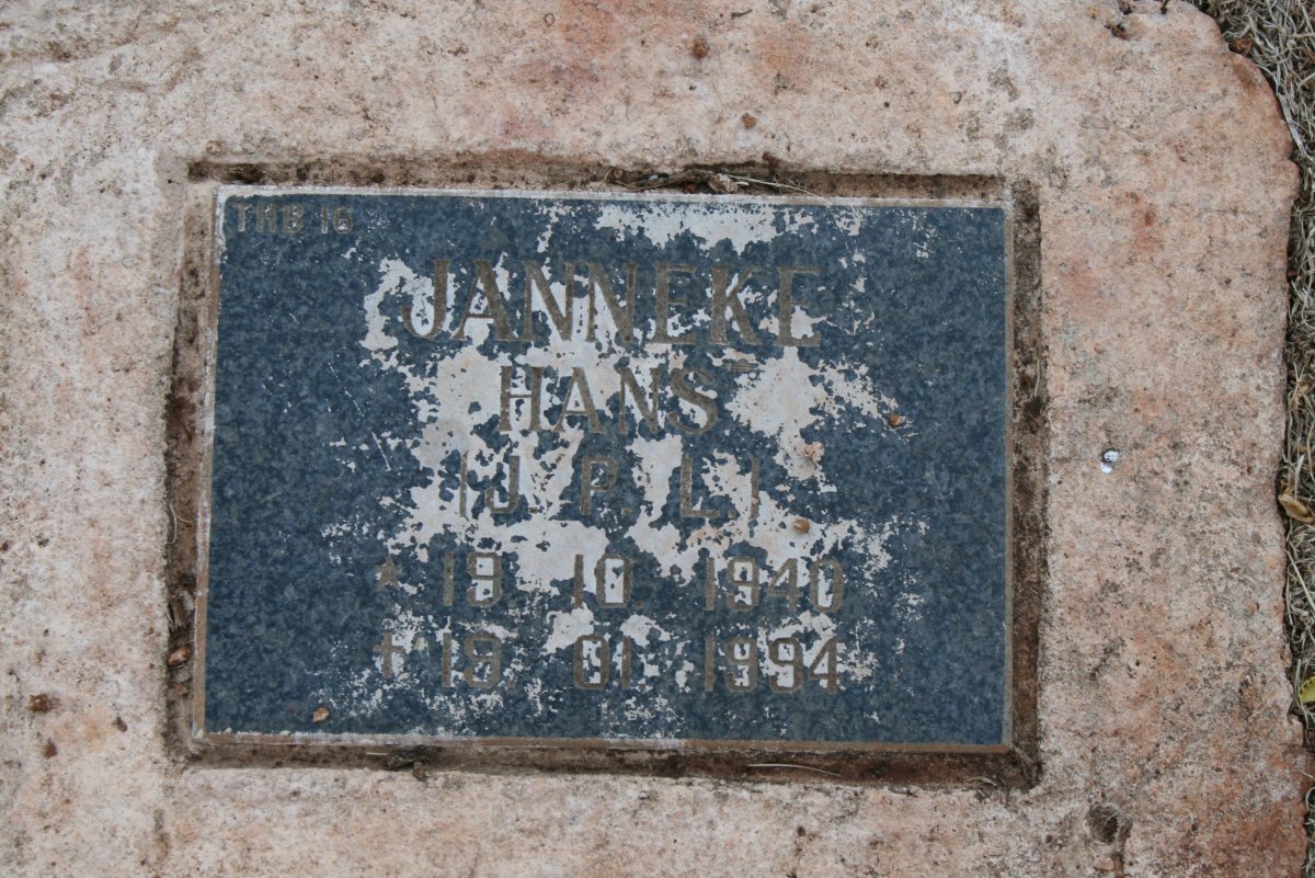 JANNEKE J.P.L. 1940-1994