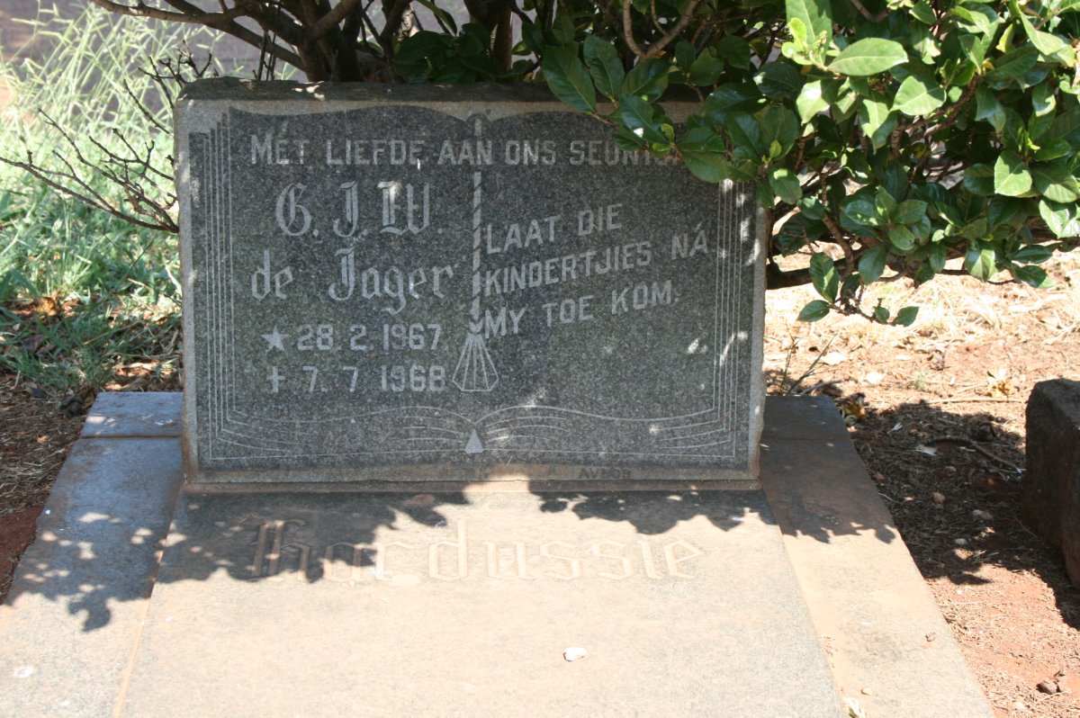 JAGER C.J.W., de 1967-1968