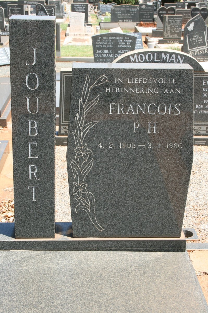 JOUBERT Francois P.H. 1908-1980