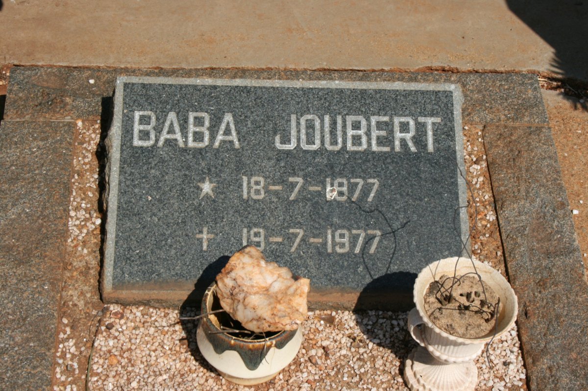 JOUBERT Baba 1977-1977