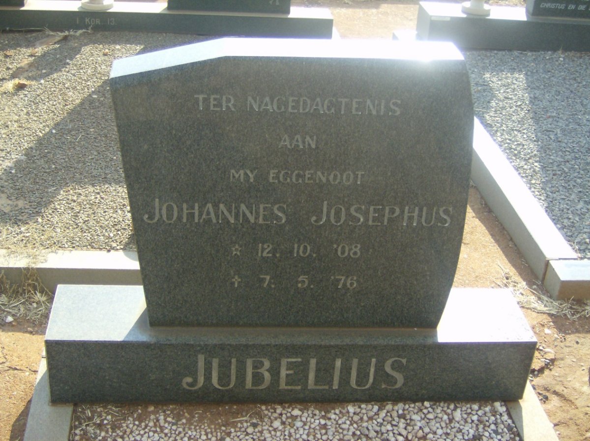 JUBELIUS Johannes Josephus 1908-1976