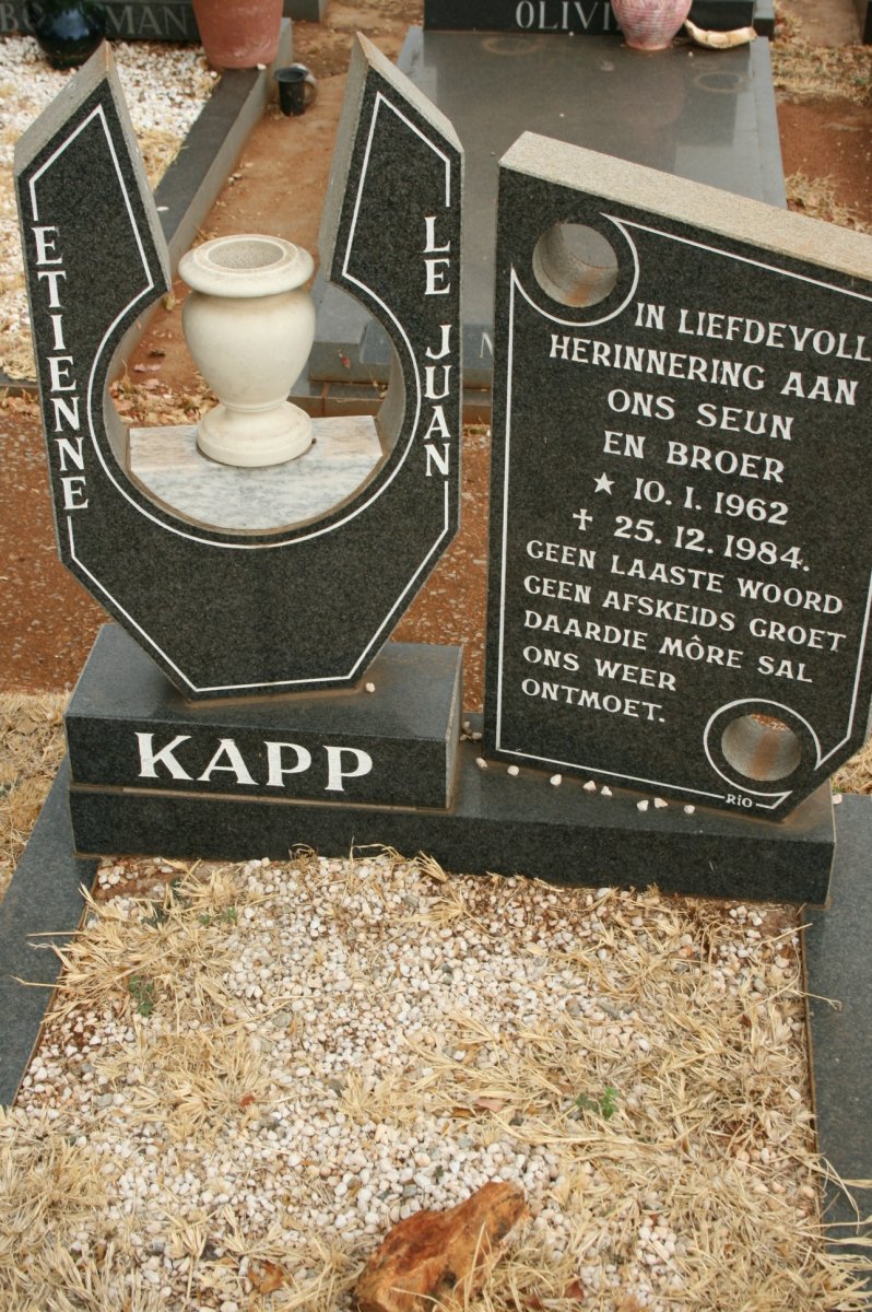 KAPP Etienne Le Juan 1962-1984