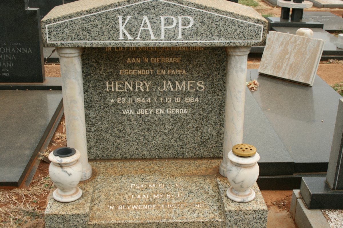 KAPP Henry James 1944-1984