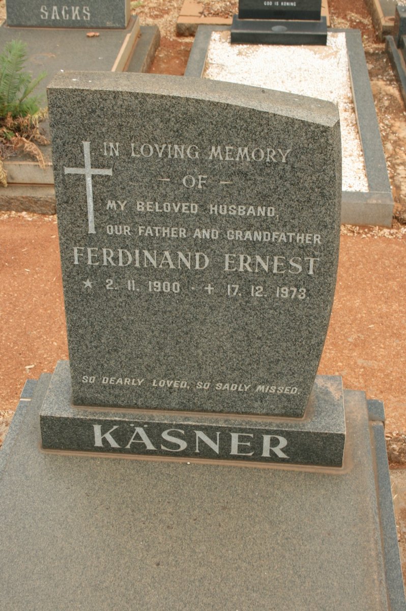 KÄSNER Ferdinand Ernest 1900-1973