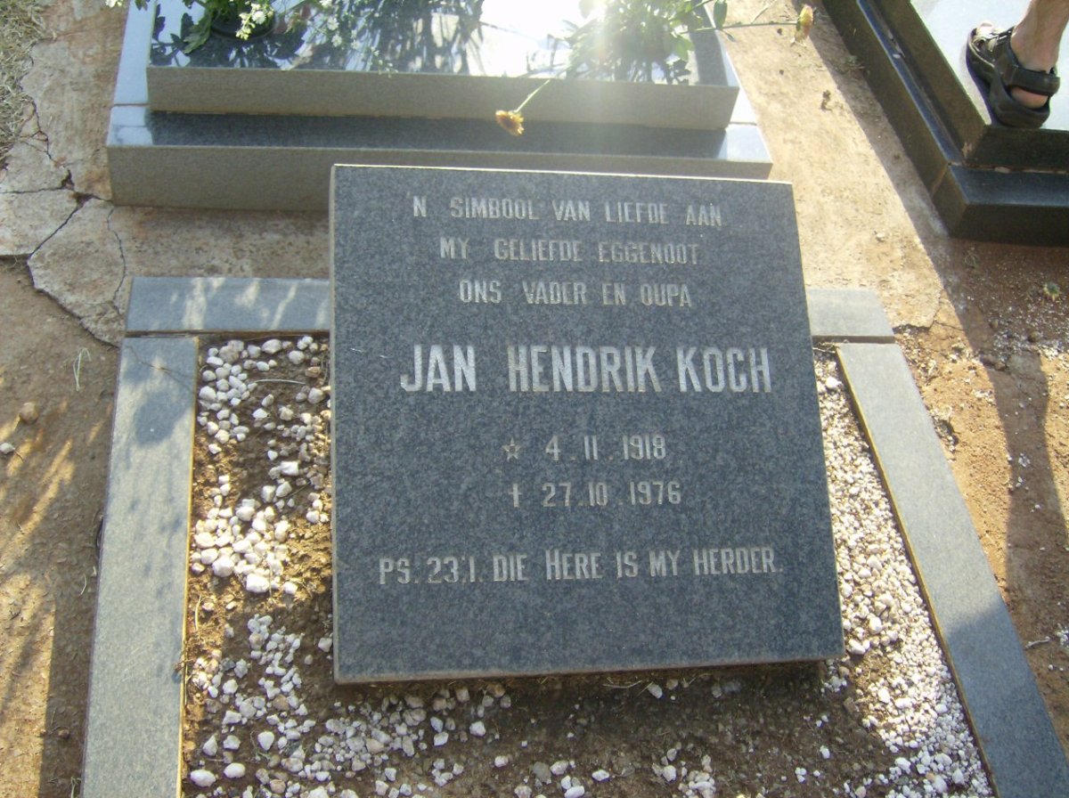 KOCH Jan Hendrik 1918-1976