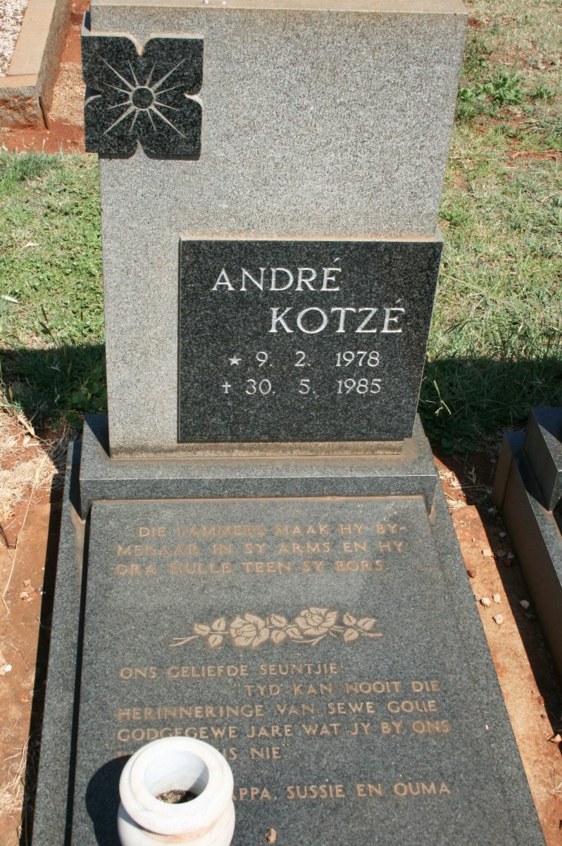 KOTZÉ André 1978-1985