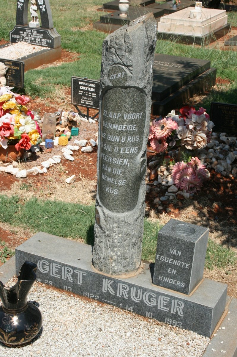 KRUGER Gert 1922-1993