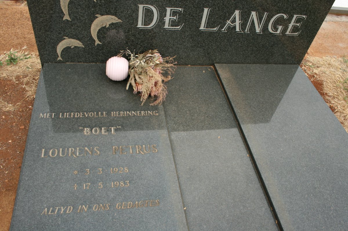 LANGE Lourens Petrus, de 1928-1983