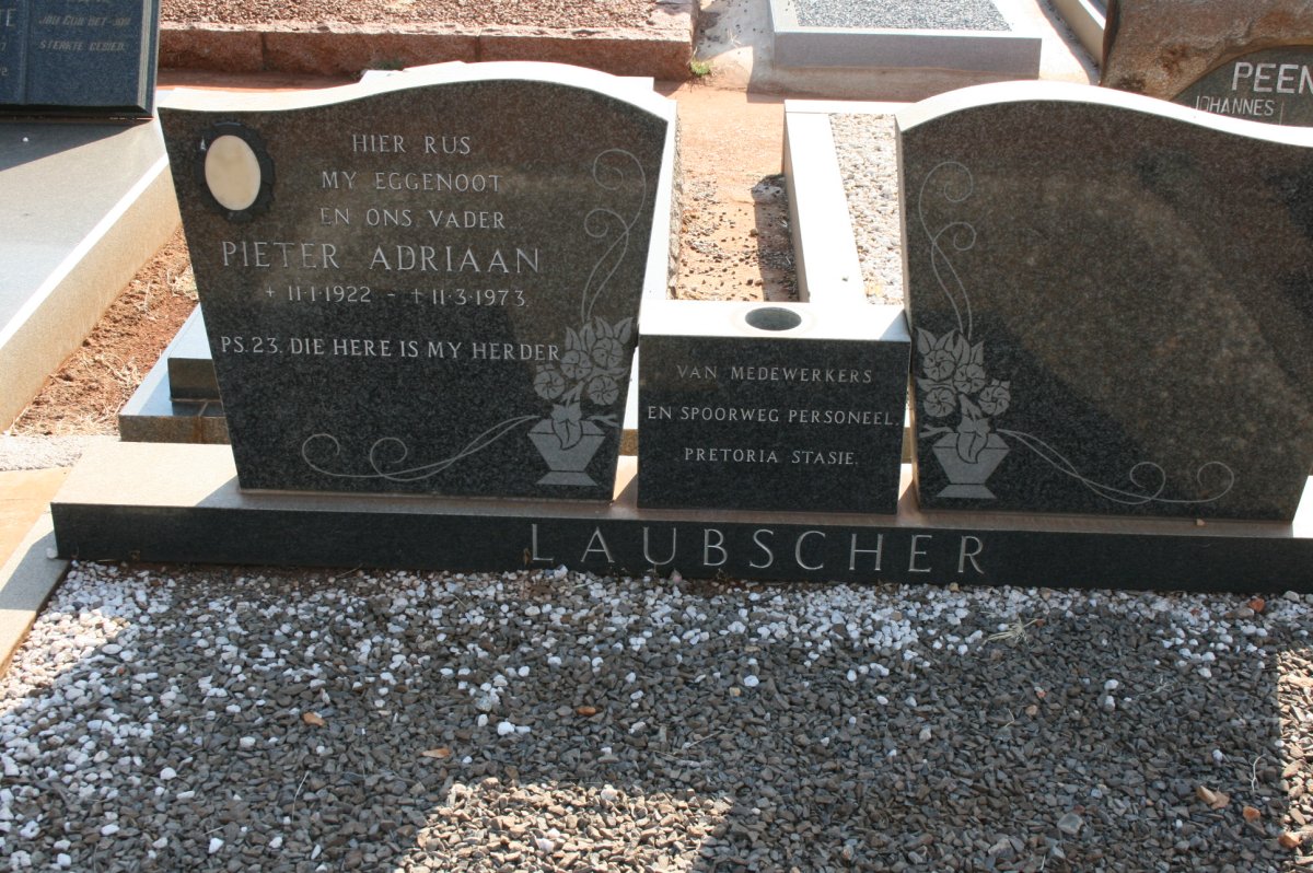 LAUBSCHER Pieter Adriaan 1922-1973
