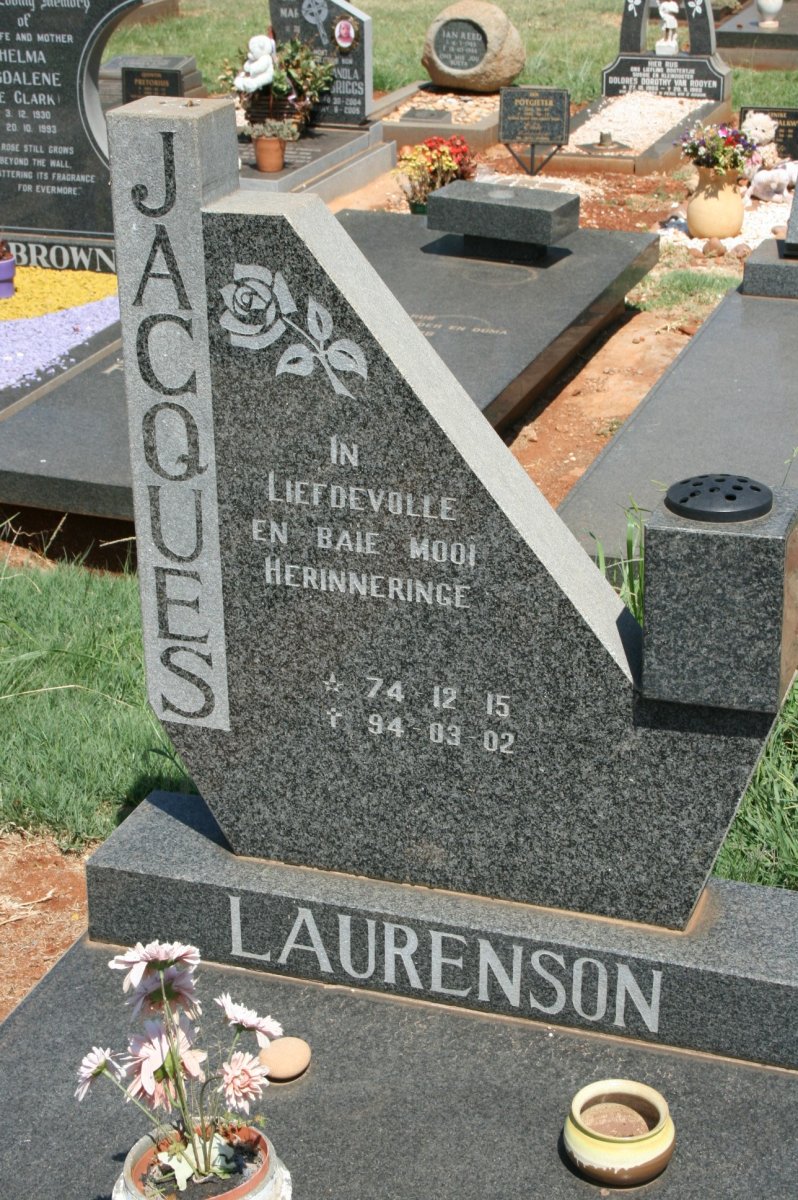 LAURENSON Jacques 1974-1994