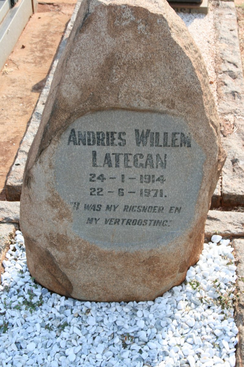 LATEGAN Andries Willem 1914-1971