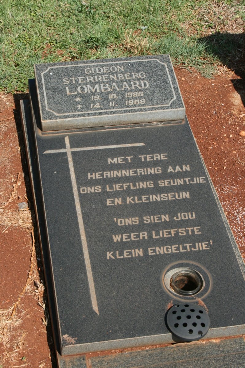 LOMBAARD Gideon Sterrenberg 1988-1988