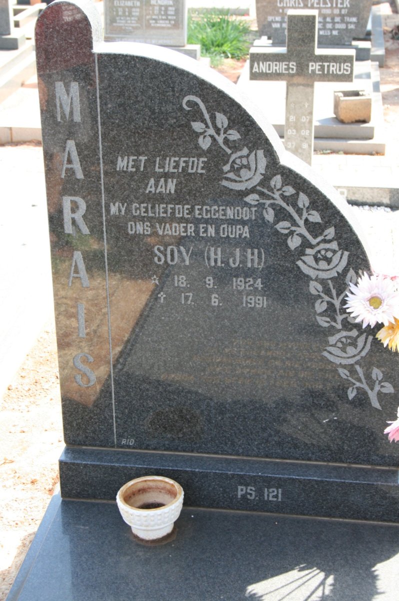 MARAIS H.J.H. 1924-1991