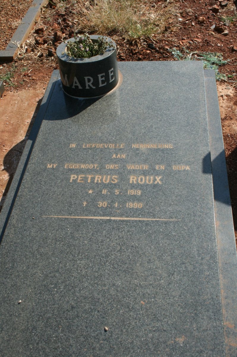 MAREE Petrus Roux 1919-1990