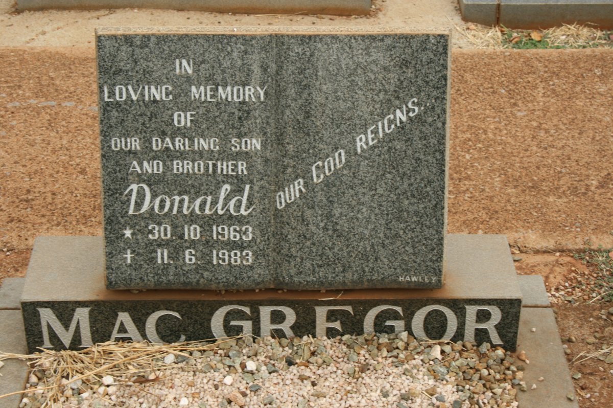 MacGREGOR Donald 1963-1983