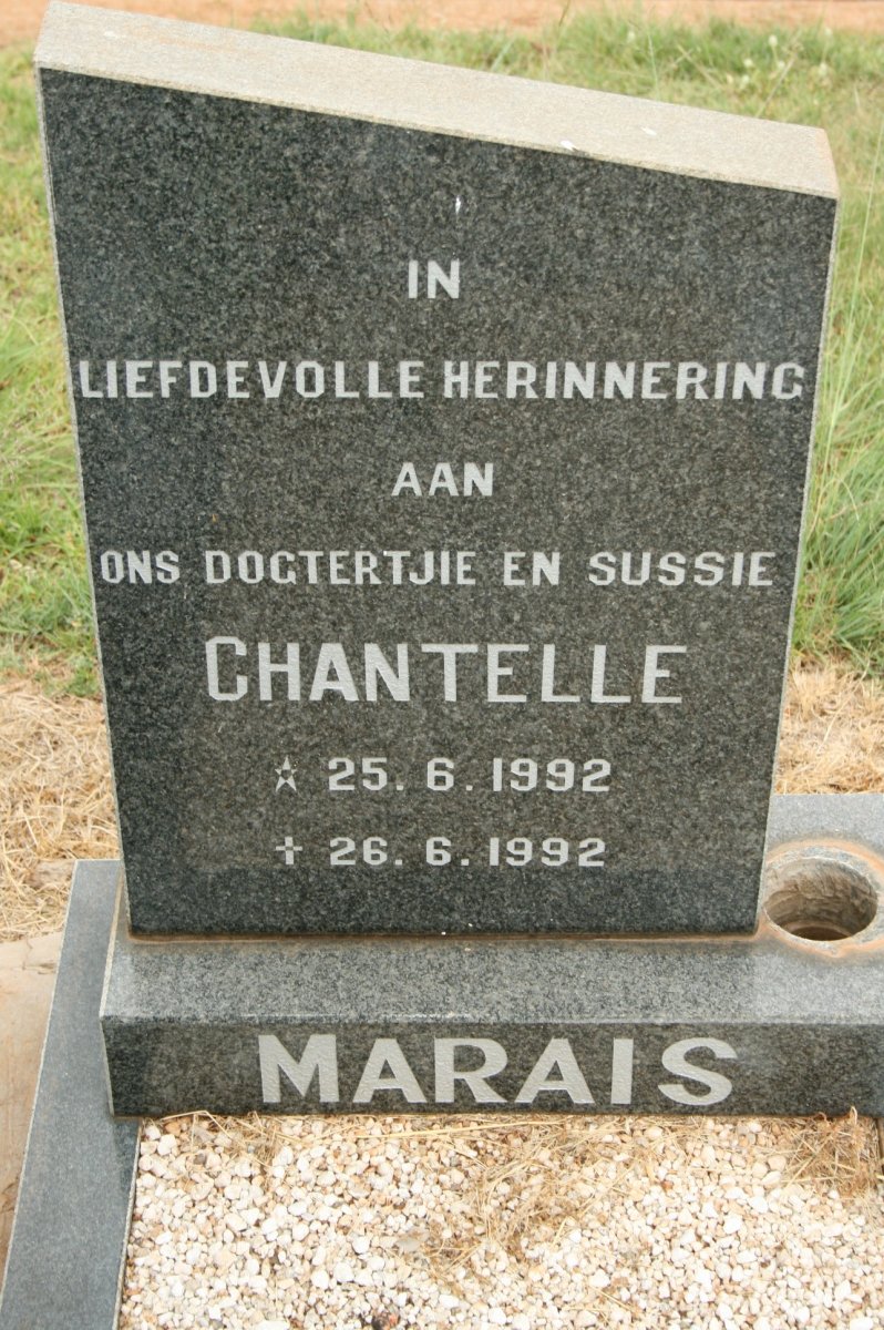 MARAIS Chantelle 1992-1992