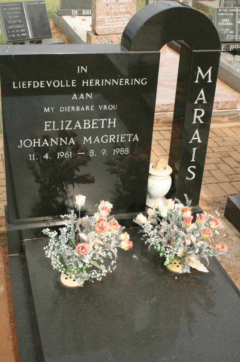 MARAIS Elizabeth Johanna Magrieta 1961-1988