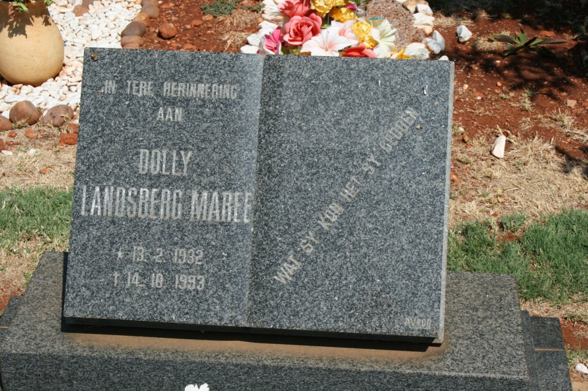 MAREE Dolly Landsberg 1992-1993