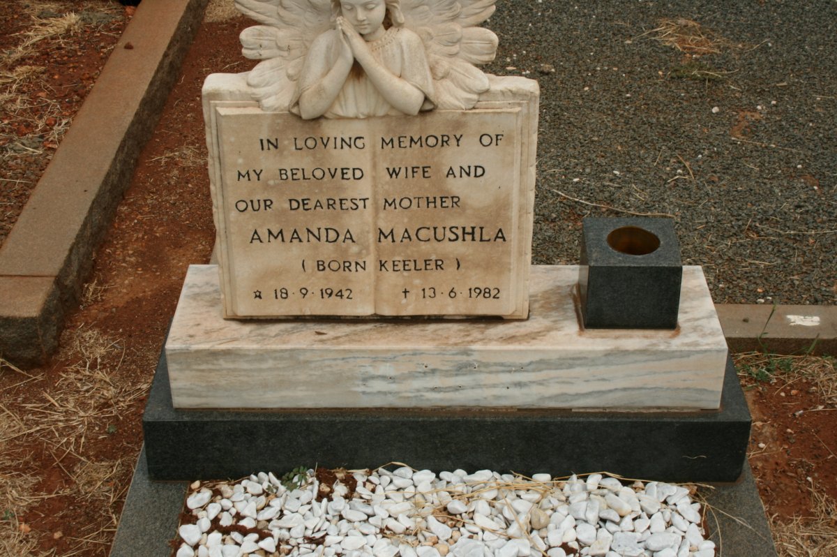 MACUSHLA Amanda nee KEELER 1942-1982