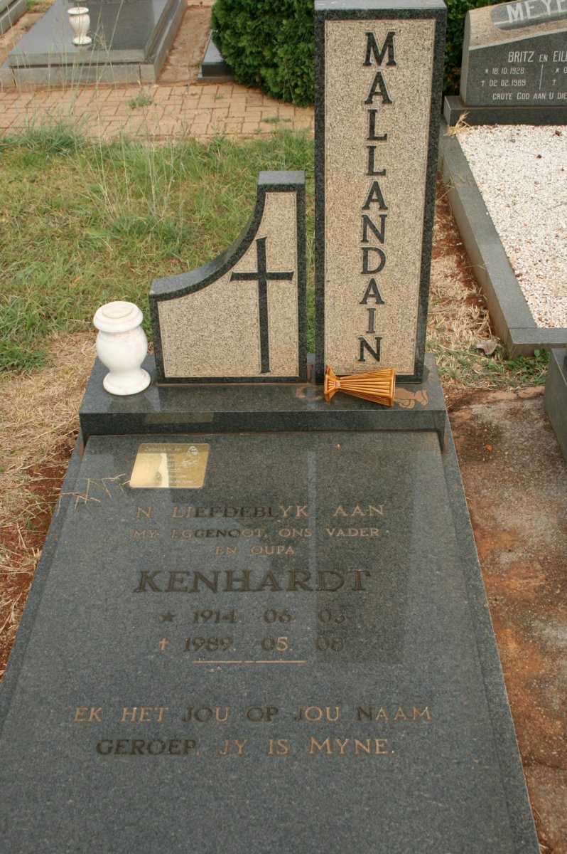 MALLANDAIN Kenhardt 1914-1989