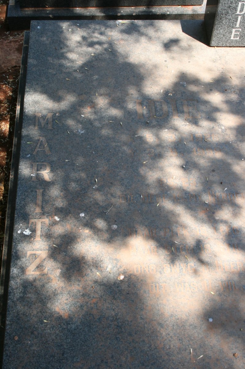 MARITZ Idie 1926-1999