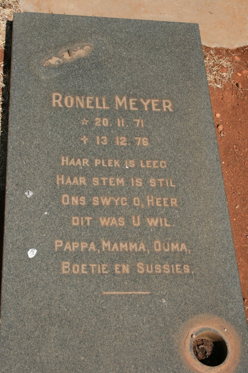 MEYER Ronell 1971-1976