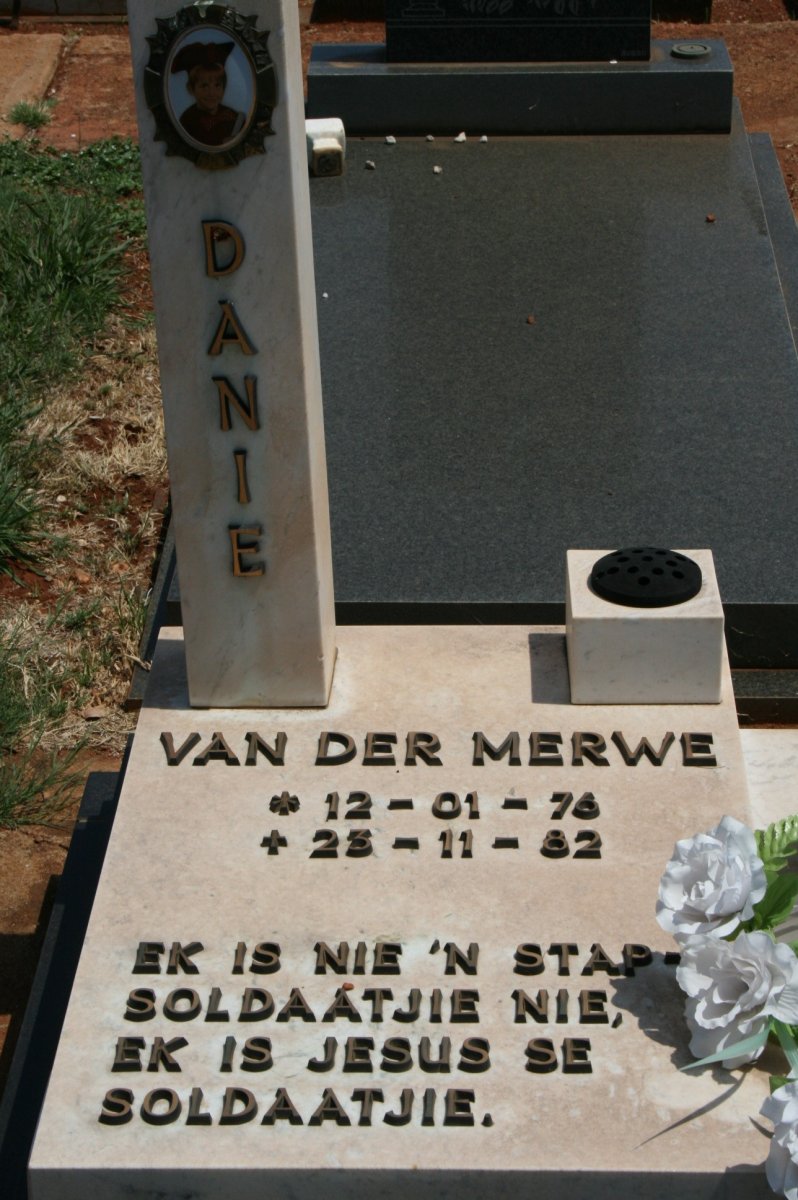 MERWE Danie, van der 1976-1982
