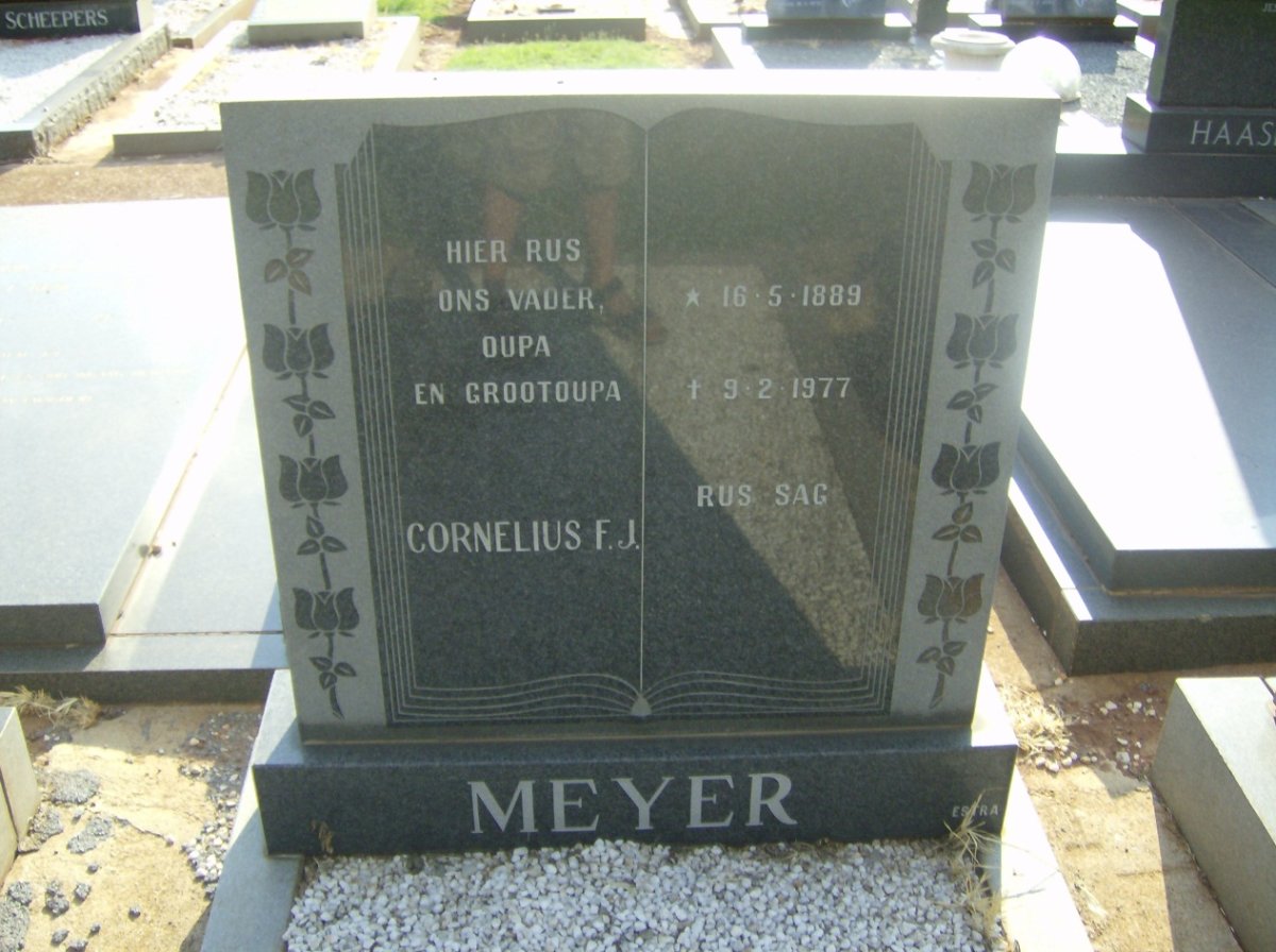 MEYER Cornelius F.J. 1889-1977