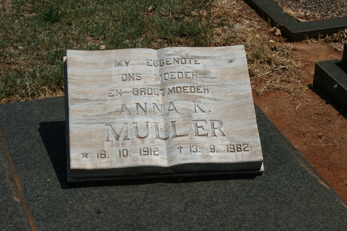 MULLER Anna K. 1912-1982